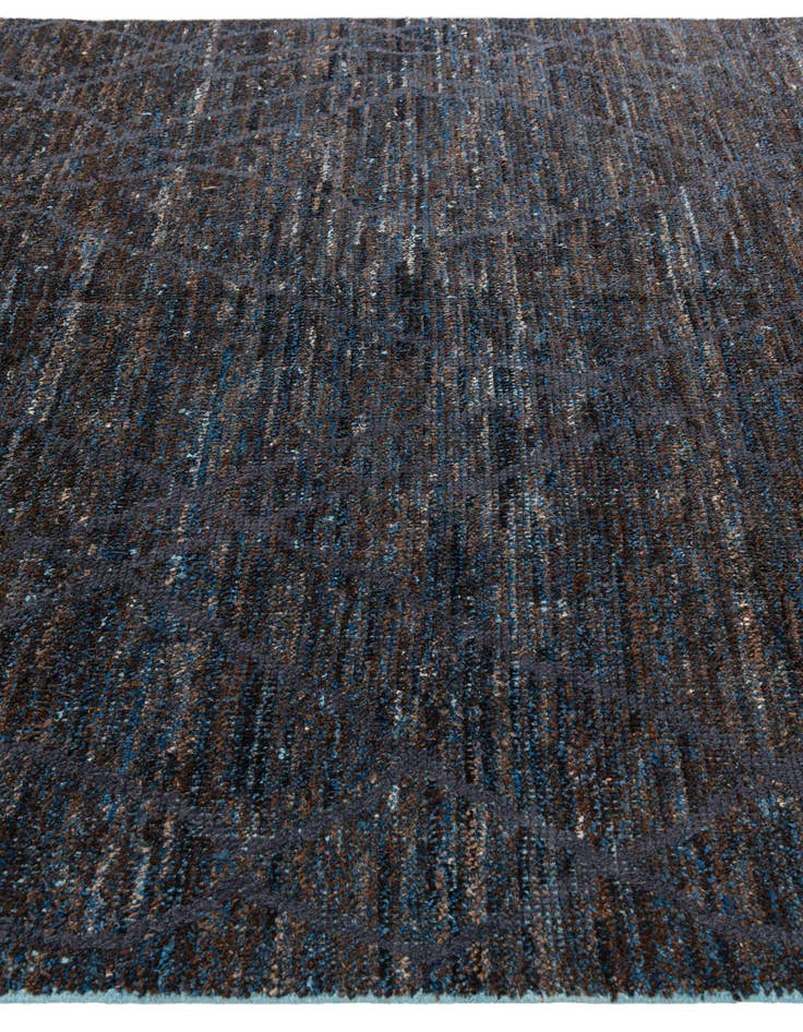 Detail image of  7' 9 x 10' 3  Hand Knotted Moroccan Wool Rug