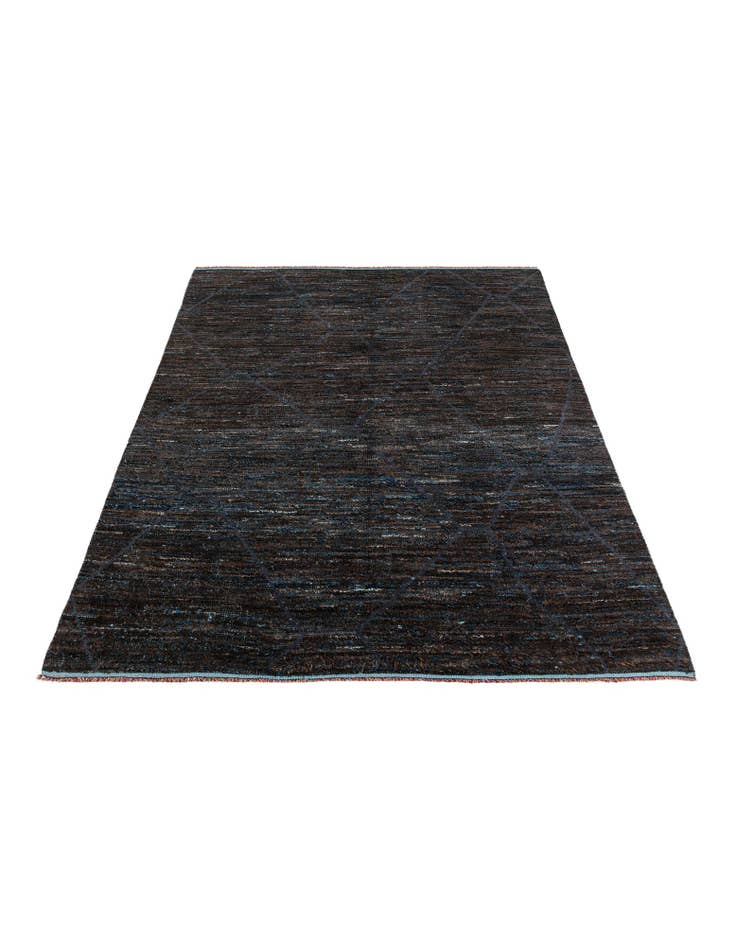 Detail image of  7' 10 x 10' 2  Hand Knotted Moroccan Wool Rug