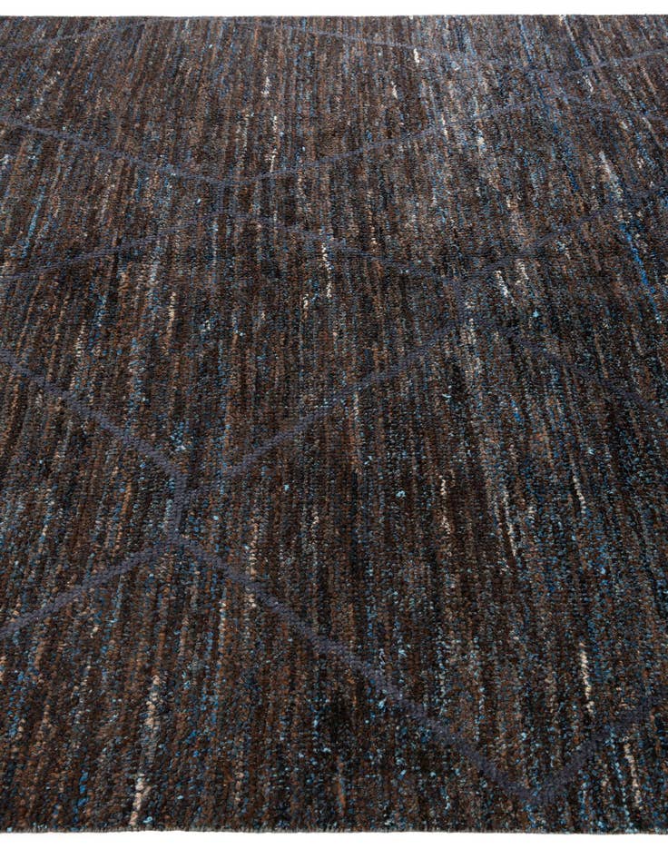 Detail image of  7' 10 x 10' 2  Hand Knotted Moroccan Wool Rug