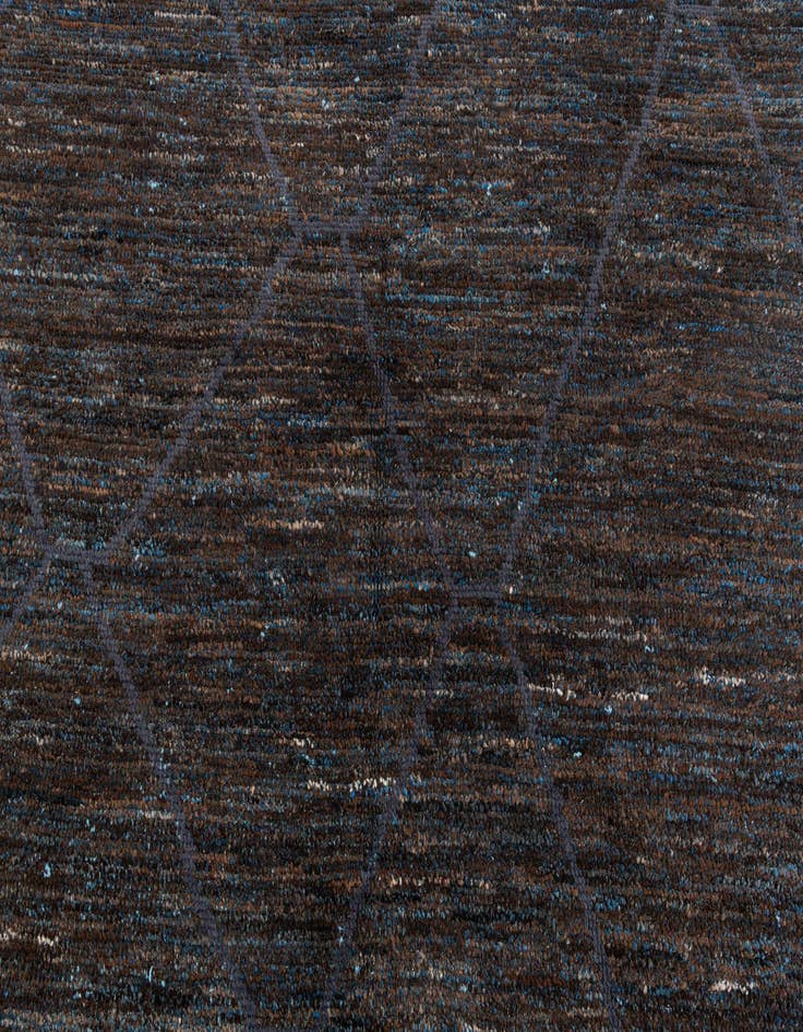 Detail image of  7' 10 x 10' 2  Hand Knotted Moroccan Wool Rug