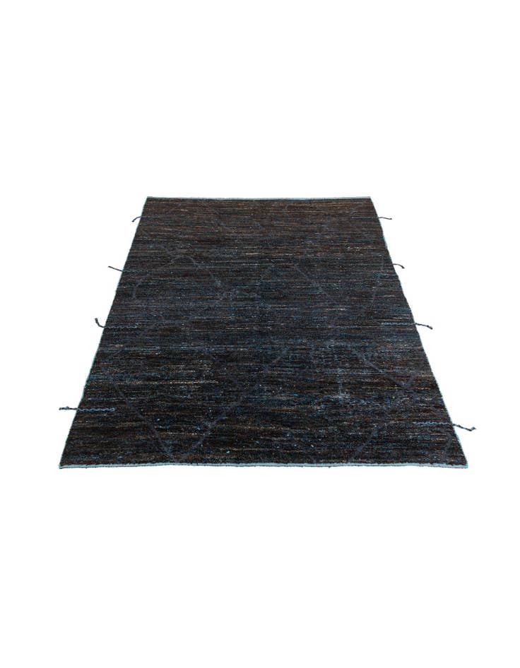 Detail image of  7' 9 x 10' 1  Hand Knotted Moroccan Wool Rug