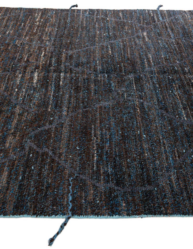 Detail image of  7' 9 x 10' 1  Hand Knotted Moroccan Wool Rug