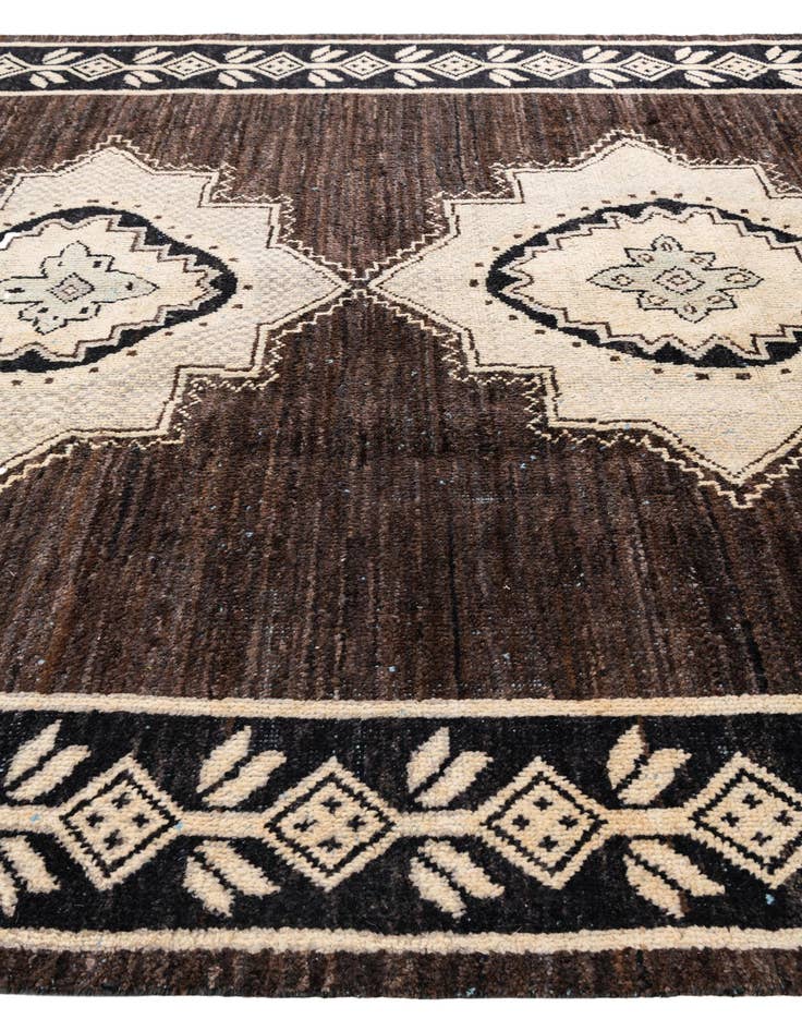 Detail image of  7' 10 x 9' 9  Hand Knotted Moroccan Wool Rug