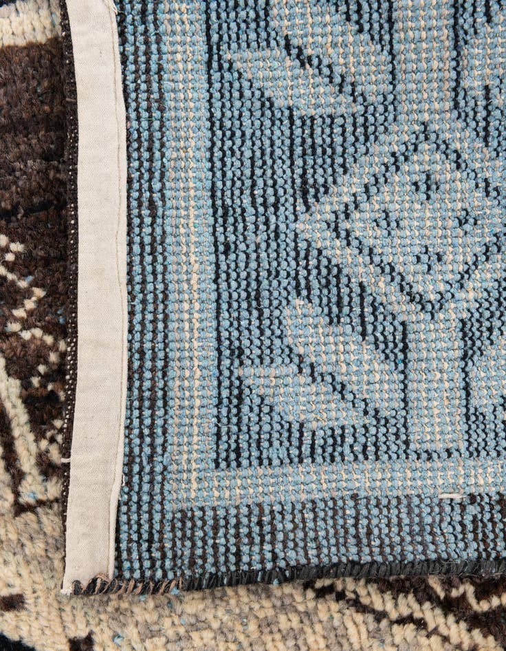 Detail image of  7' 10 x 9' 9  Hand Knotted Moroccan Wool Rug
