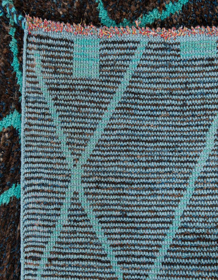 Detail image of  8' x 10' 1  Hand Knotted Moroccan Wool Rug