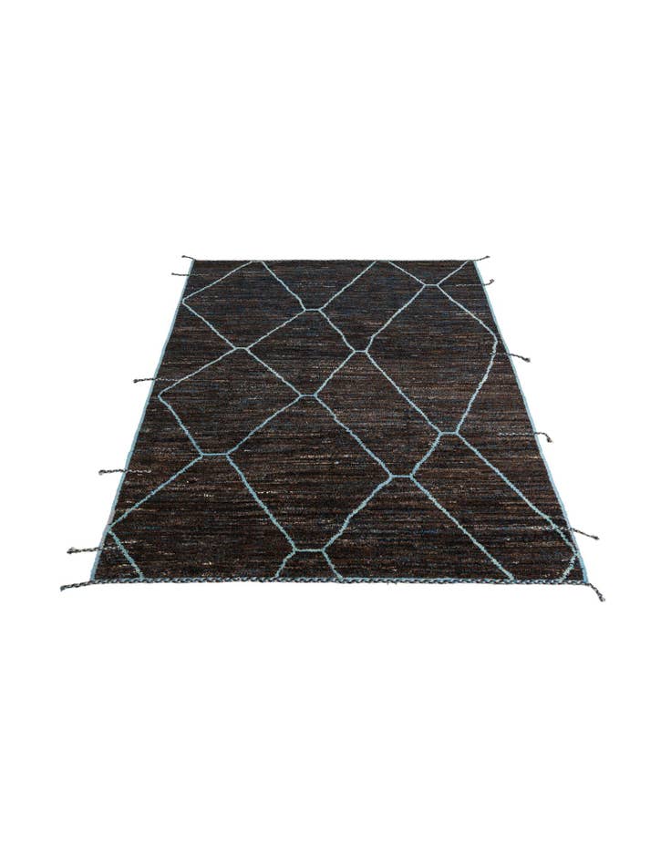 Detail image of  8' x 10' 2  Hand Knotted Moroccan Wool Rug