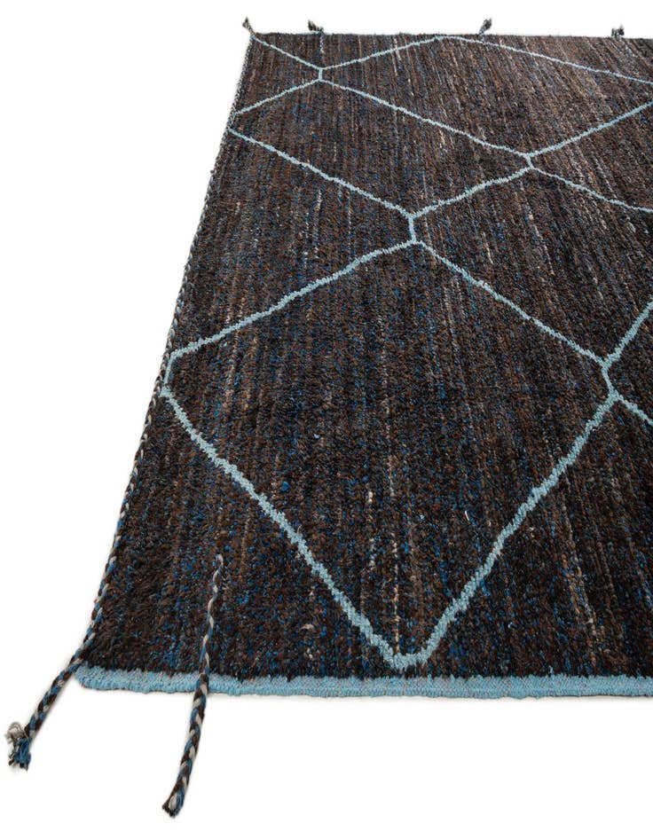 Detail image of  8' x 10' 2  Hand Knotted Moroccan Wool Rug