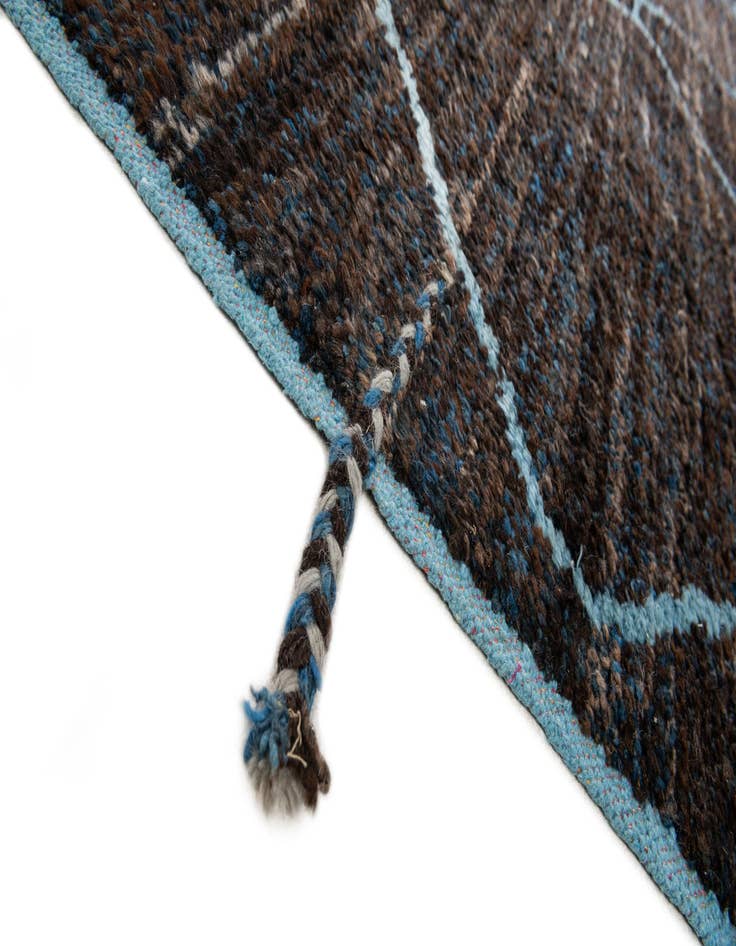 Detail image of  8' x 10' 2  Hand Knotted Moroccan Wool Rug