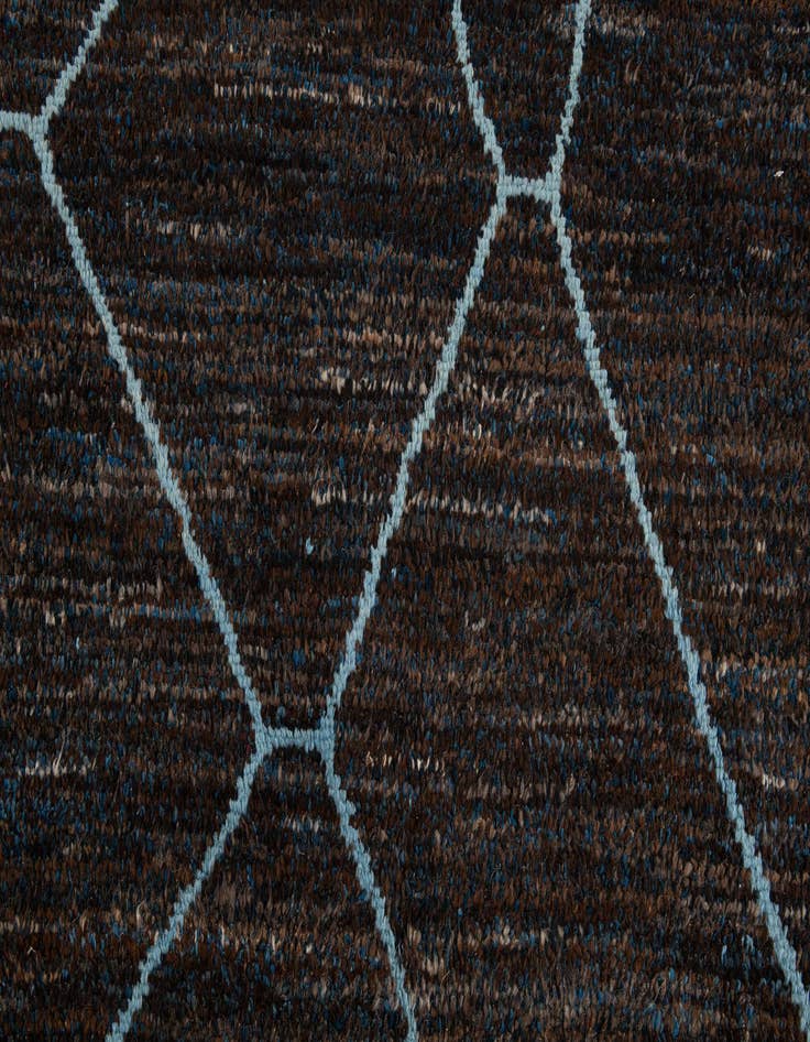 Detail image of  8' x 10' 2  Hand Knotted Moroccan Wool Rug