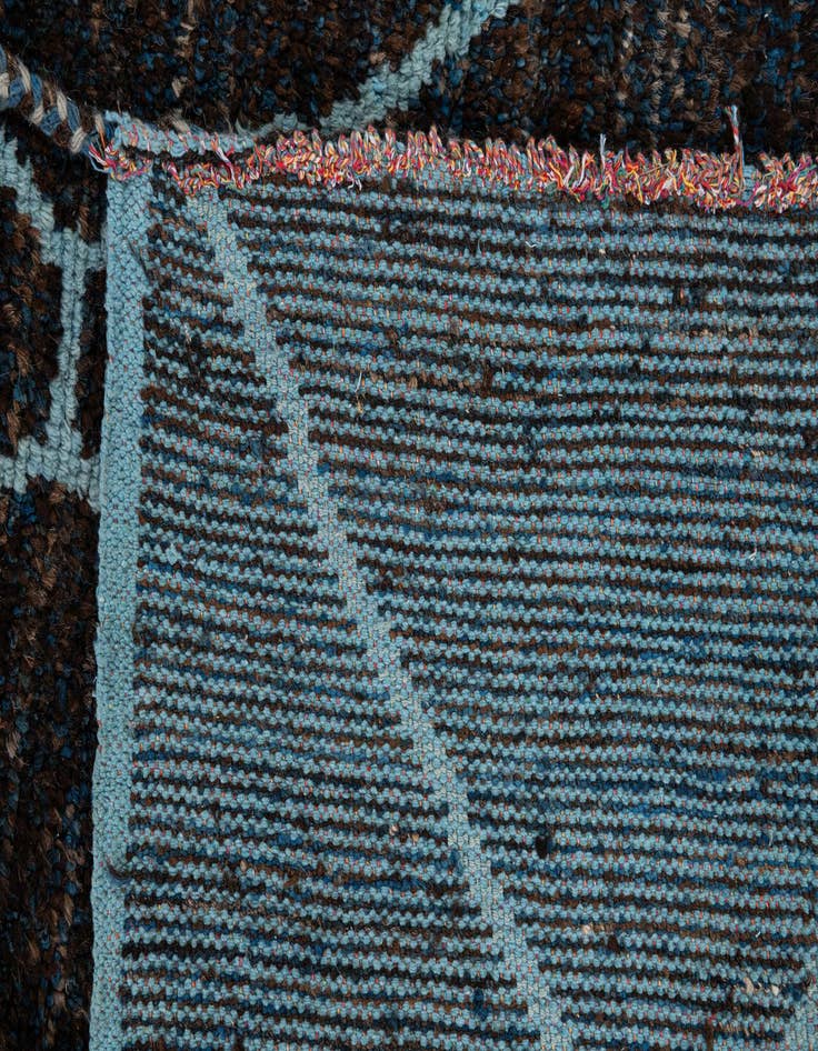 Detail image of  8' x 10' 2  Hand Knotted Moroccan Wool Rug