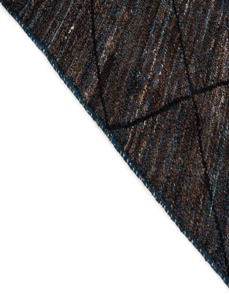 Detail image of  8' 1 x 10'  Hand Knotted Moroccan Wool Rug