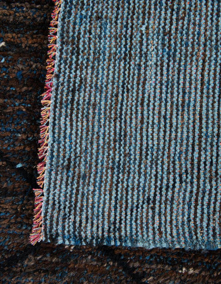 Detail image of  8' 1 x 10'  Hand Knotted Moroccan Wool Rug
