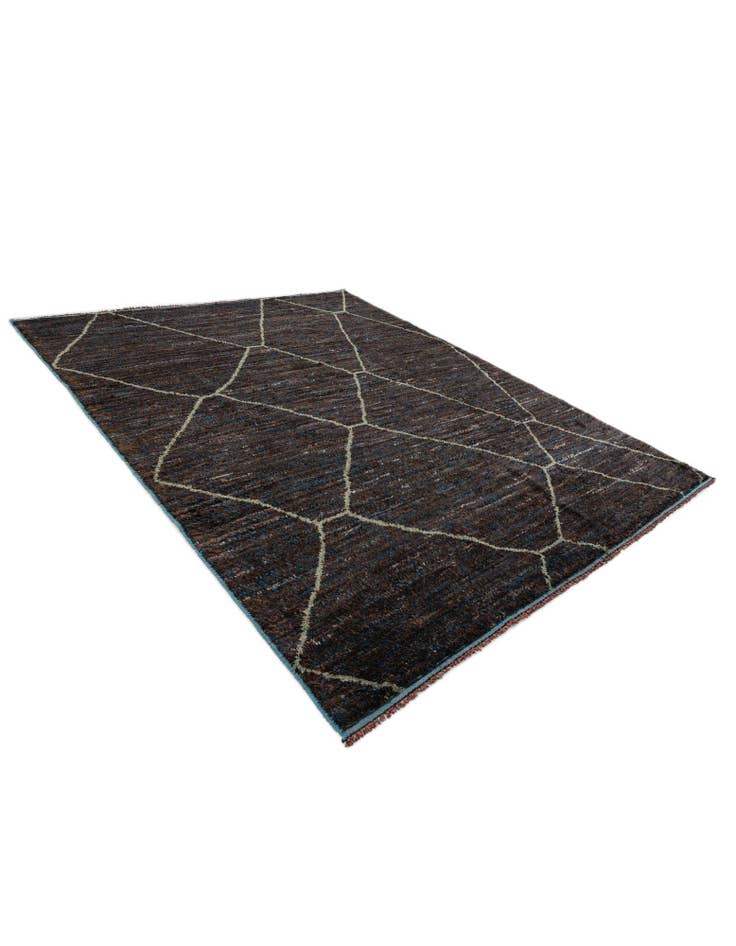 Detail image of  8' 4 x 10' 2  Hand Knotted Moroccan Wool Rug