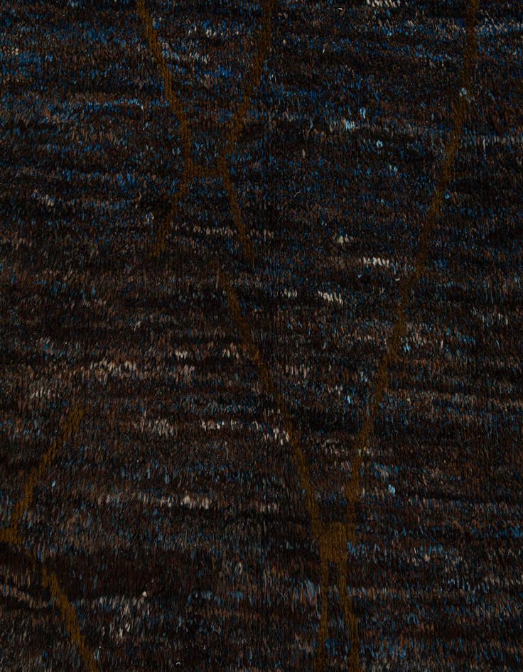 Detail image of  5' 10 x 8' 9  Hand Knotted Moroccan Wool Rug