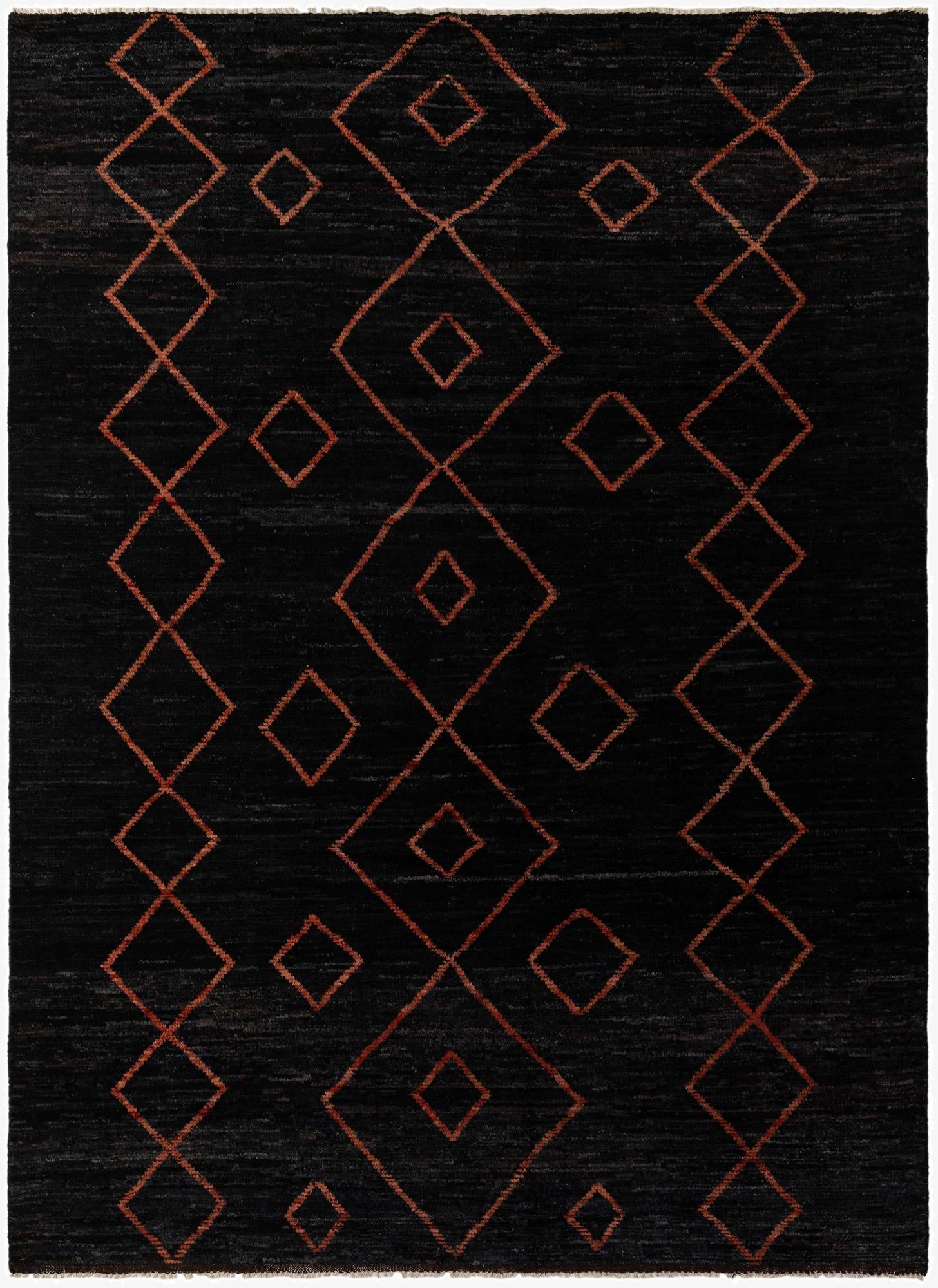  8' 6 x 11' 8  Hand Knotted Moroccan Wool Rug