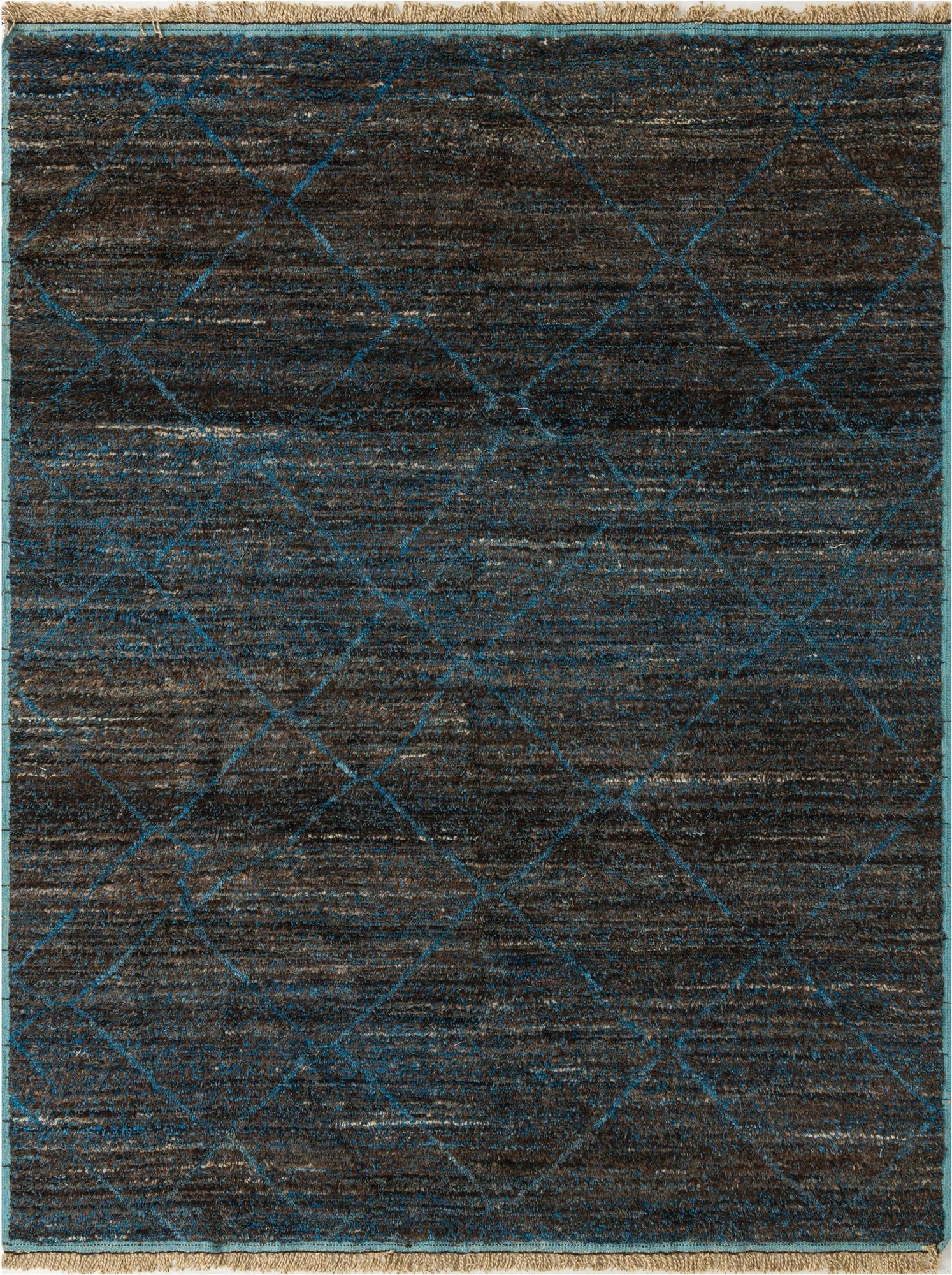  7' 10 x 10' 4  Hand Knotted Moroccan Wool Rug