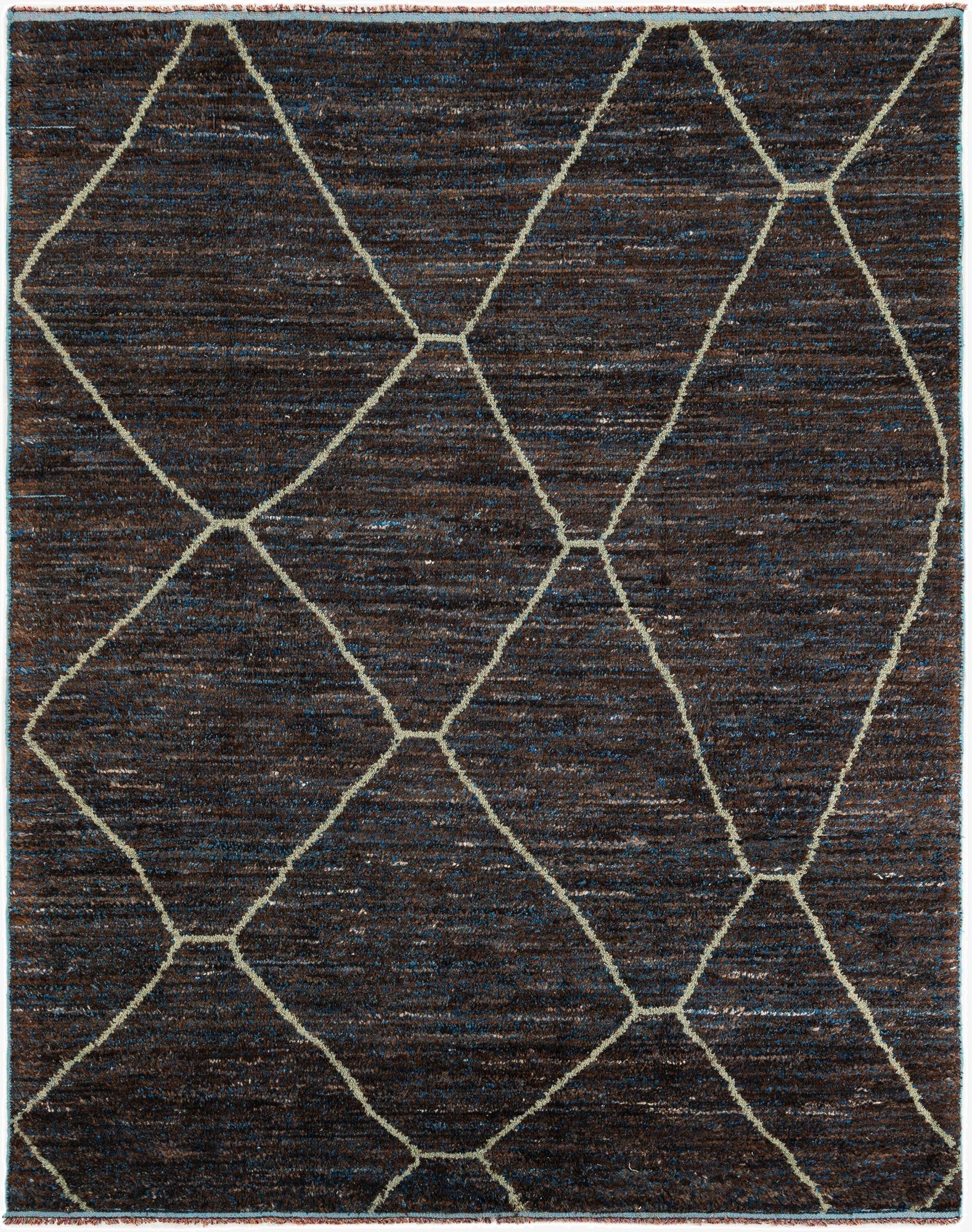  8' 4 x 10' 2  Hand Knotted Moroccan Wool Rug