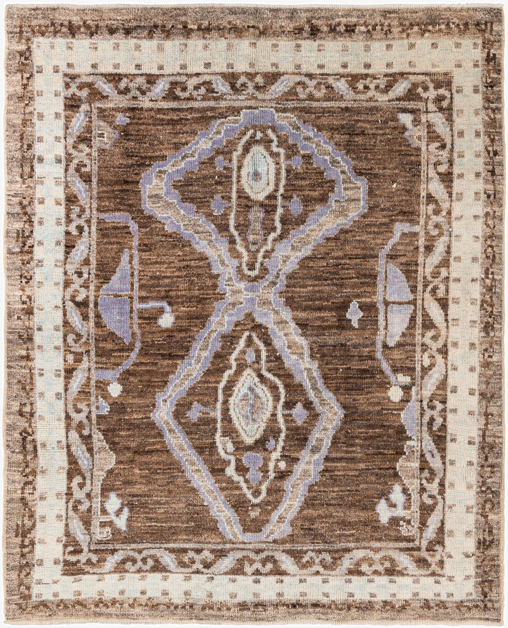  8' 3 x 10' 2  Hand Knotted Moroccan Wool Rug