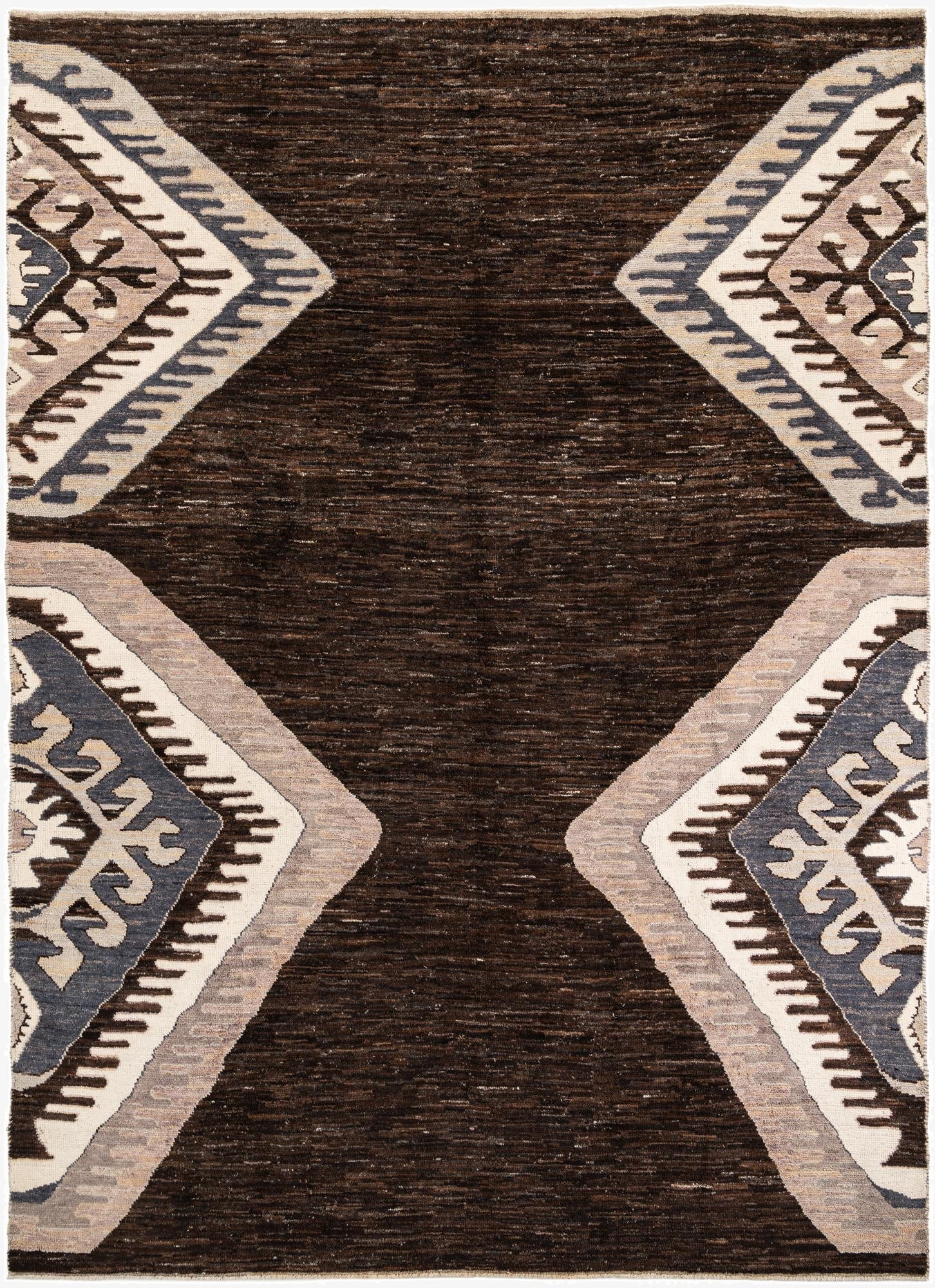  9' 10 x 13' 8  Hand Knotted Moroccan Wool Rug