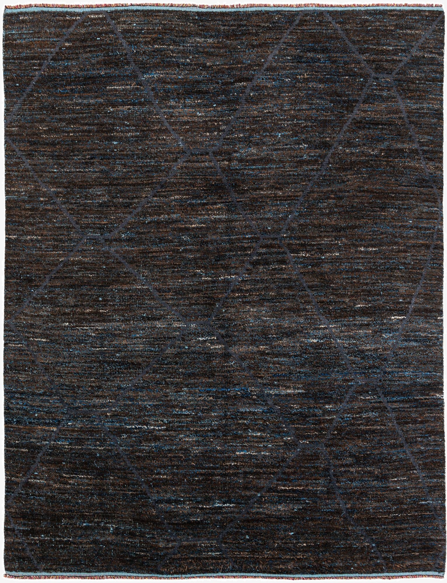  7' 10 x 10' 2  Hand Knotted Moroccan Wool Rug