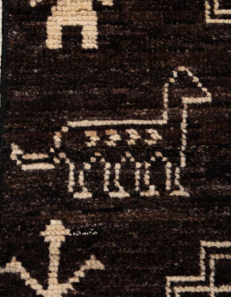 Detail image of  10' 2 x 14' 2  Hand Knotted Oushak Wool Rug