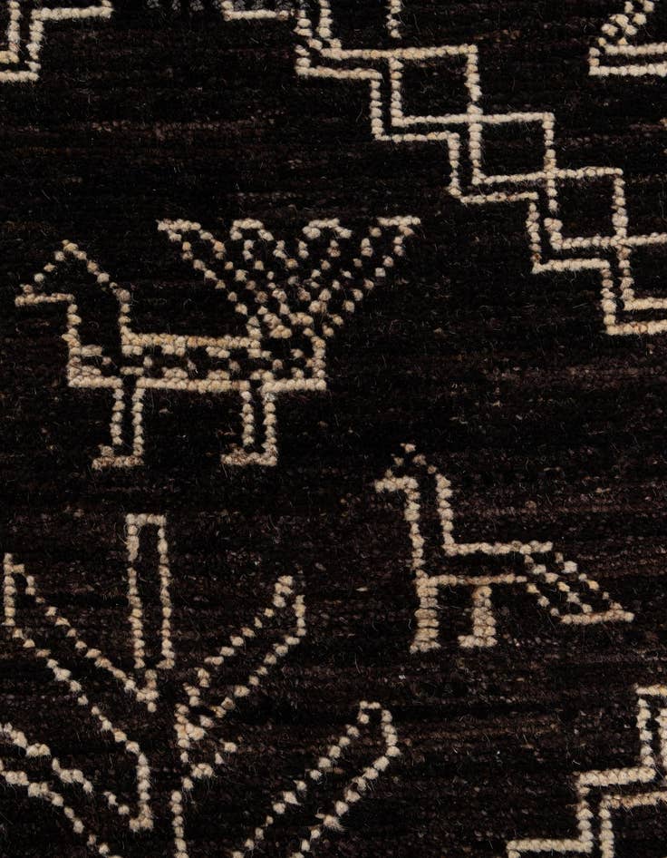 Detail image of  10' 2 x 14' 2  Hand Knotted Oushak Wool Rug