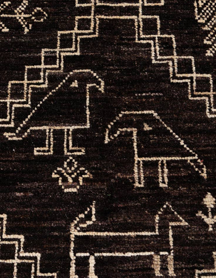 Detail image of  10' 2 x 14' 2  Hand Knotted Oushak Wool Rug