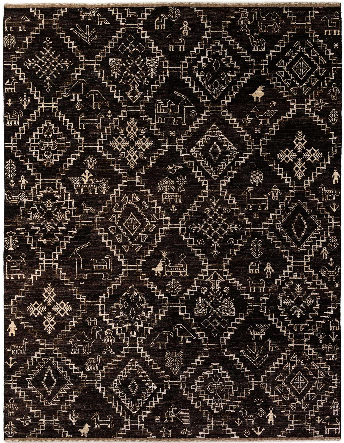 Primary image  10' 2 x 14' 2  Hand Knotted Oushak Wool Rug