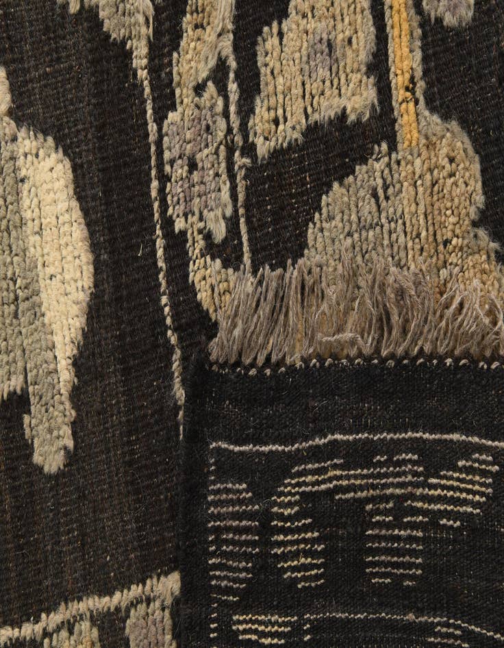 Detail image of  9' 2 x 12' 3  Hand Knotted Oushak Wool Rug