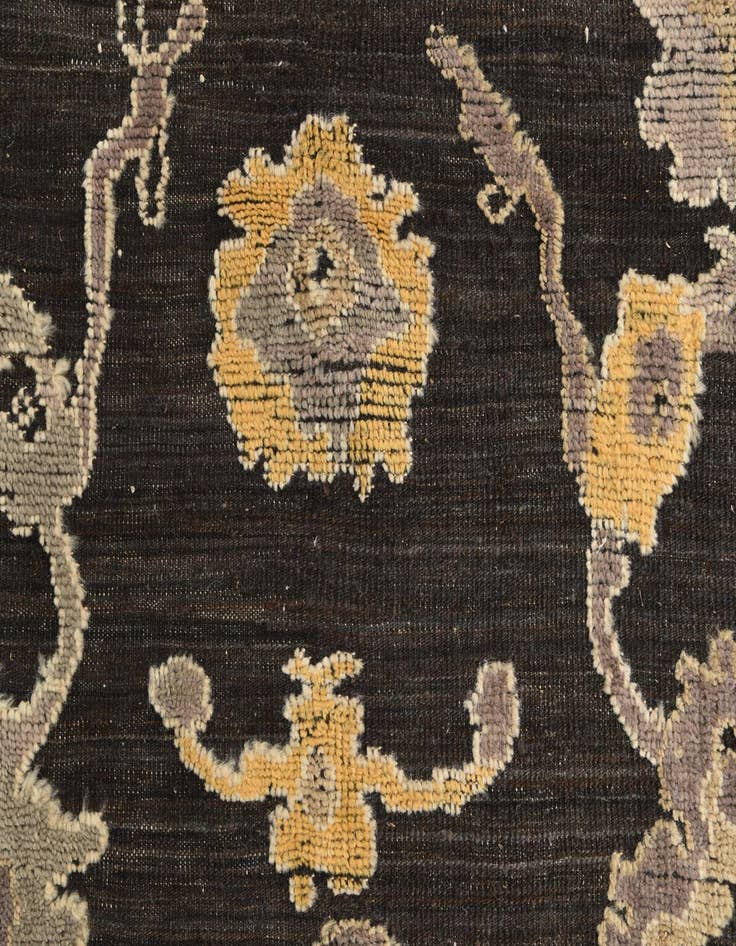Detail image of  9' 1 x 12' 1  Hand Knotted Oushak Wool Rug