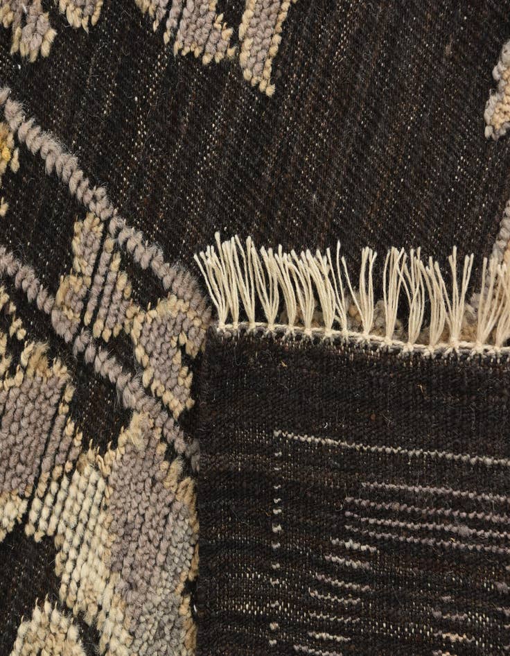 Detail image of  9' 1 x 12' 1  Hand Knotted Oushak Wool Rug