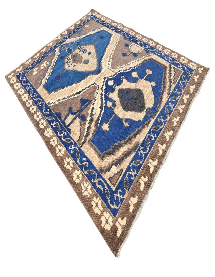 Detail image of  8' x 10'  Hand Knotted Oushak Wool Rug