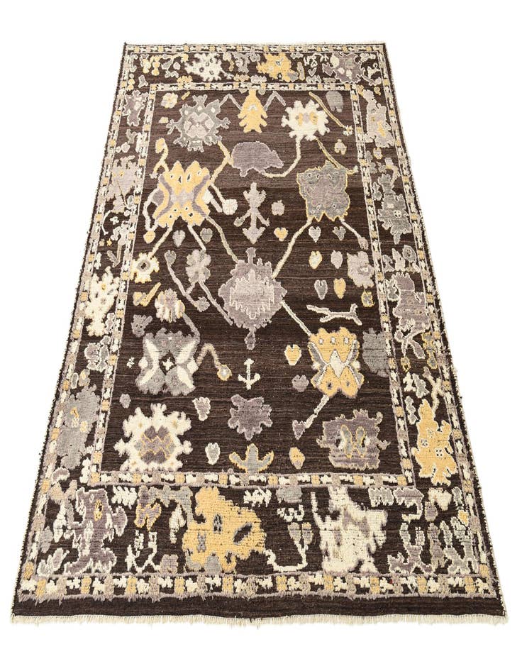 Detail image of  8' 5 x 10' 3  Hand Knotted Oushak Wool Rug