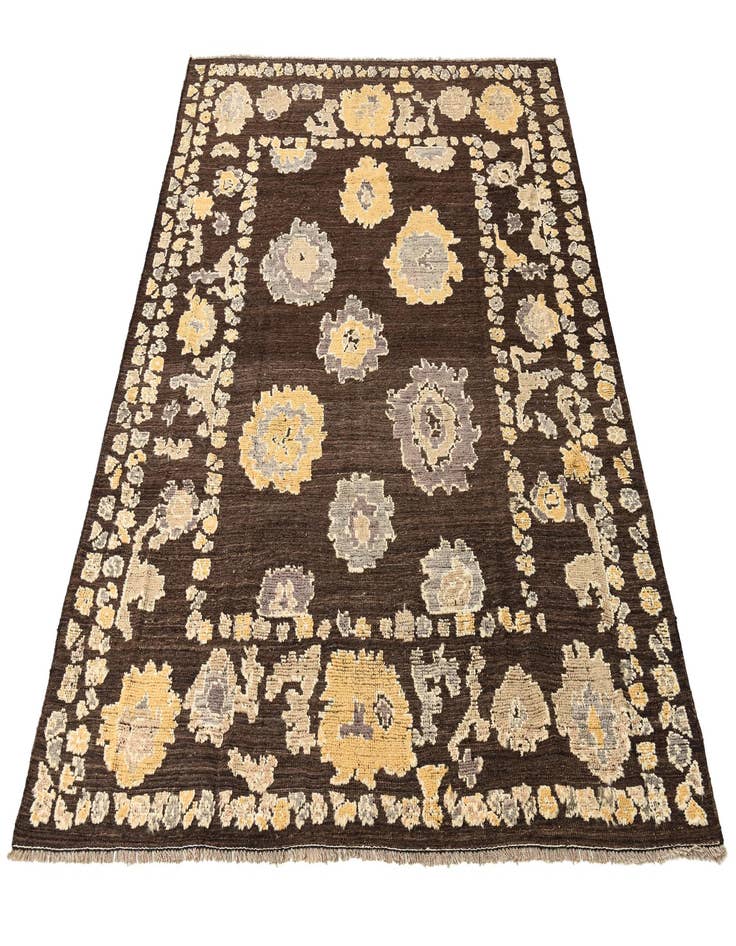 Detail image of  8' 4 x 10' 4  Hand Knotted Oushak Wool Rug