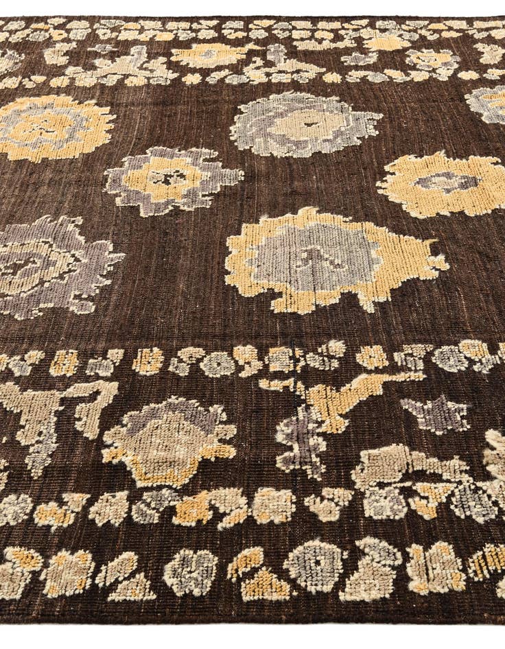 Detail image of  8' 4 x 10' 4  Hand Knotted Oushak Wool Rug