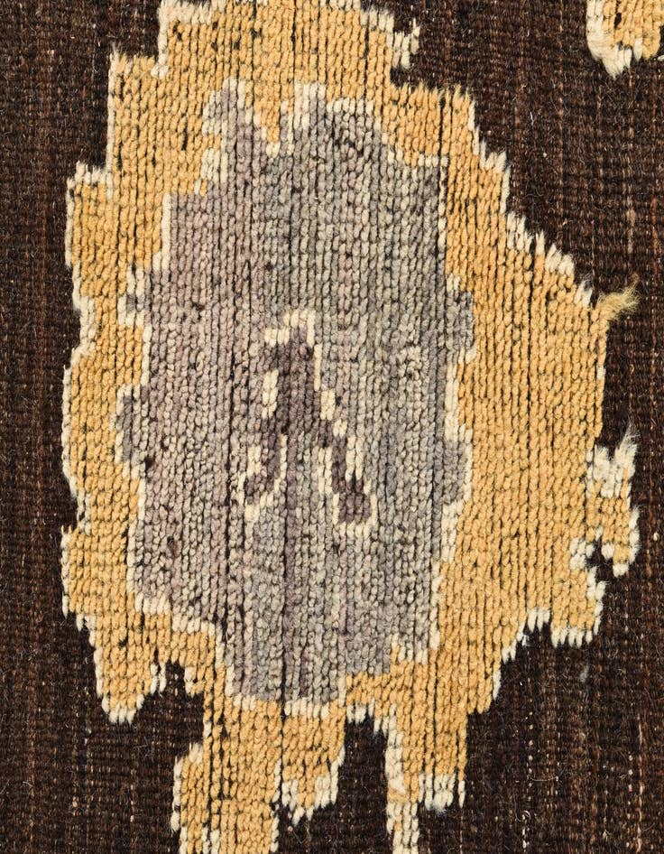 Detail image of  8' 4 x 10' 4  Hand Knotted Oushak Wool Rug