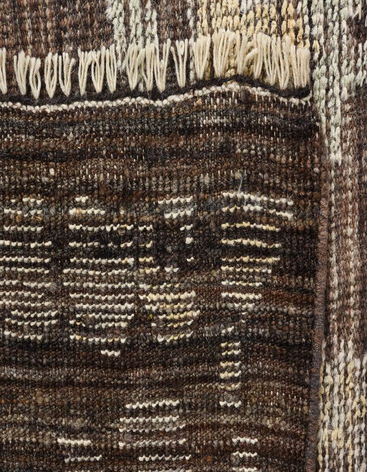 Detail image of  8' 8 x 12' 1  Hand Knotted Oushak Wool Rug