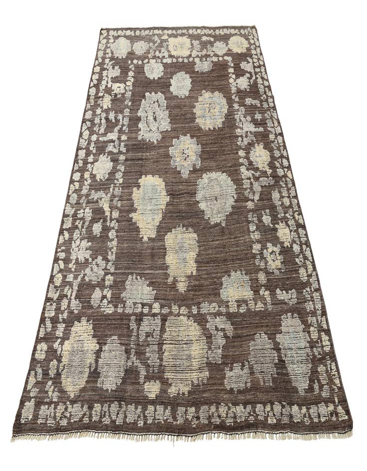 Detail image of  8' 8 x 12' 1  Hand Knotted Oushak Wool Rug