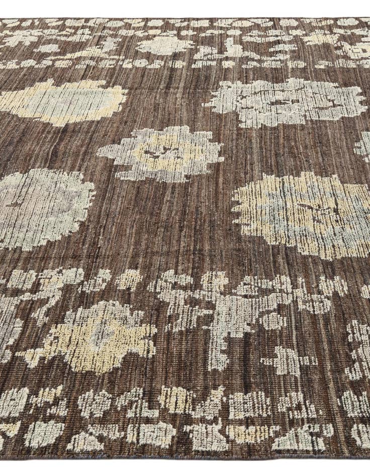 Detail image of  8' 8 x 12' 1  Hand Knotted Oushak Wool Rug