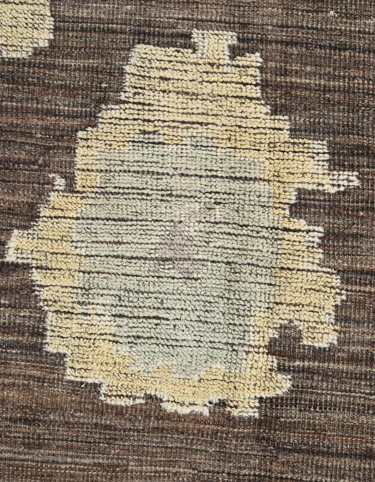 Detail image of  8' 8 x 12' 1  Hand Knotted Oushak Wool Rug