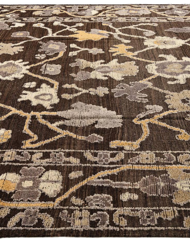 Detail image of  9' 2 x 12' 8  Hand Knotted Oushak Wool Rug