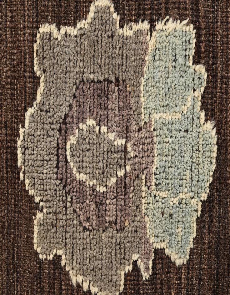 Detail image of  10' 4 x 14' 10  Hand Knotted Oushak Wool Rug