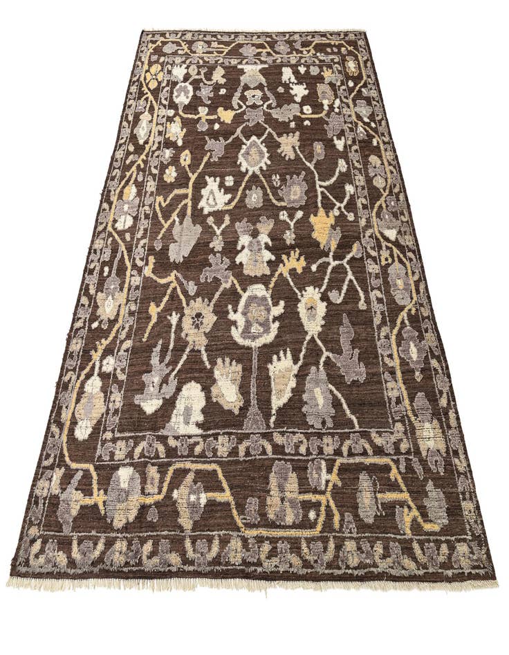 Detail image of  9' 3 x 12' 1  Hand Knotted Oushak Wool Rug