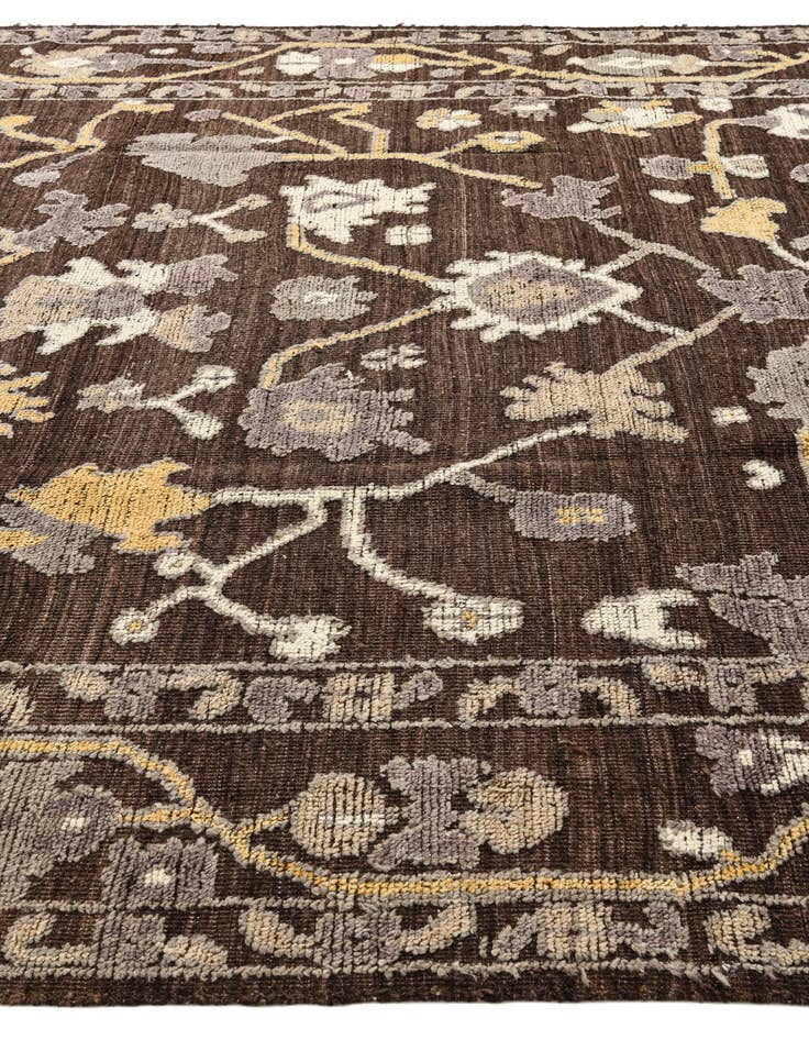 Detail image of  9' 3 x 12' 1  Hand Knotted Oushak Wool Rug