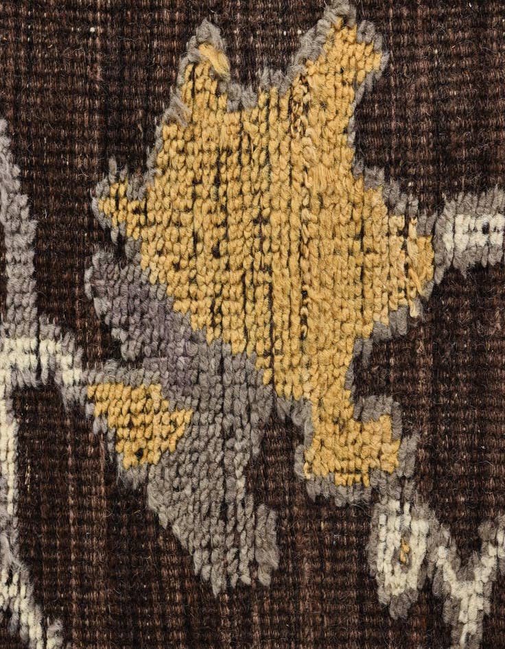 Detail image of  9' 3 x 12' 1  Hand Knotted Oushak Wool Rug