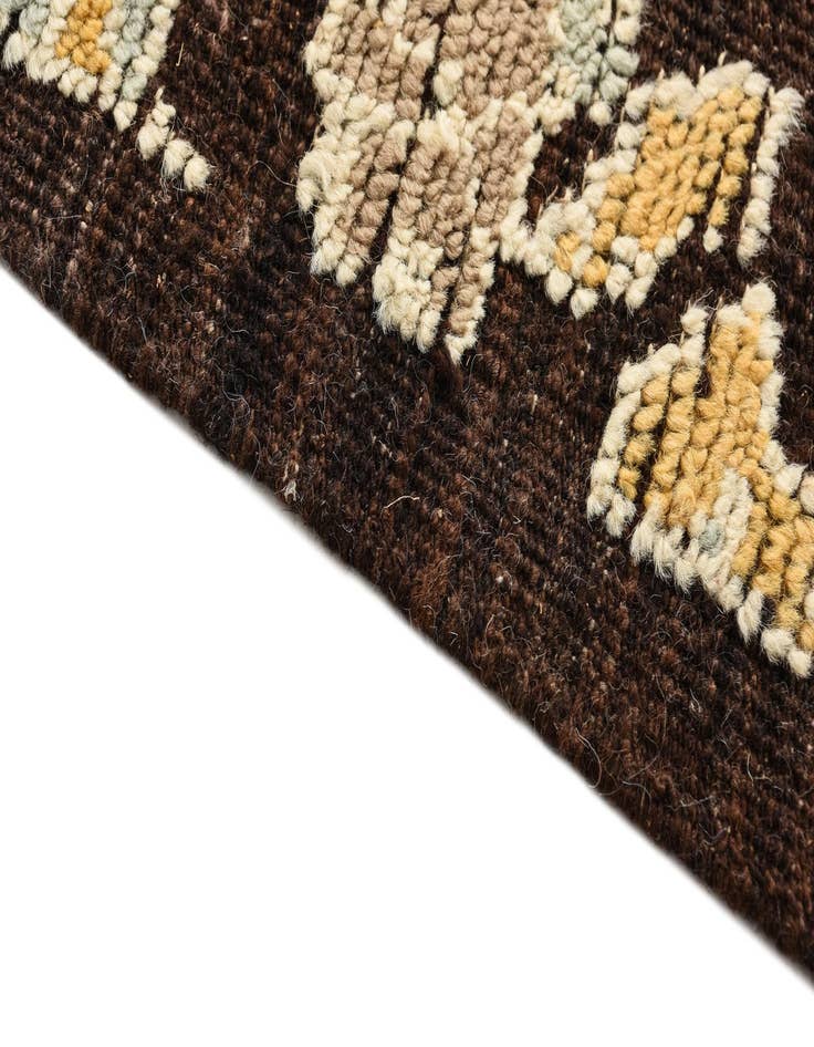 Detail image of  9' 3 x 12' 3  Hand Knotted Oushak Wool Rug