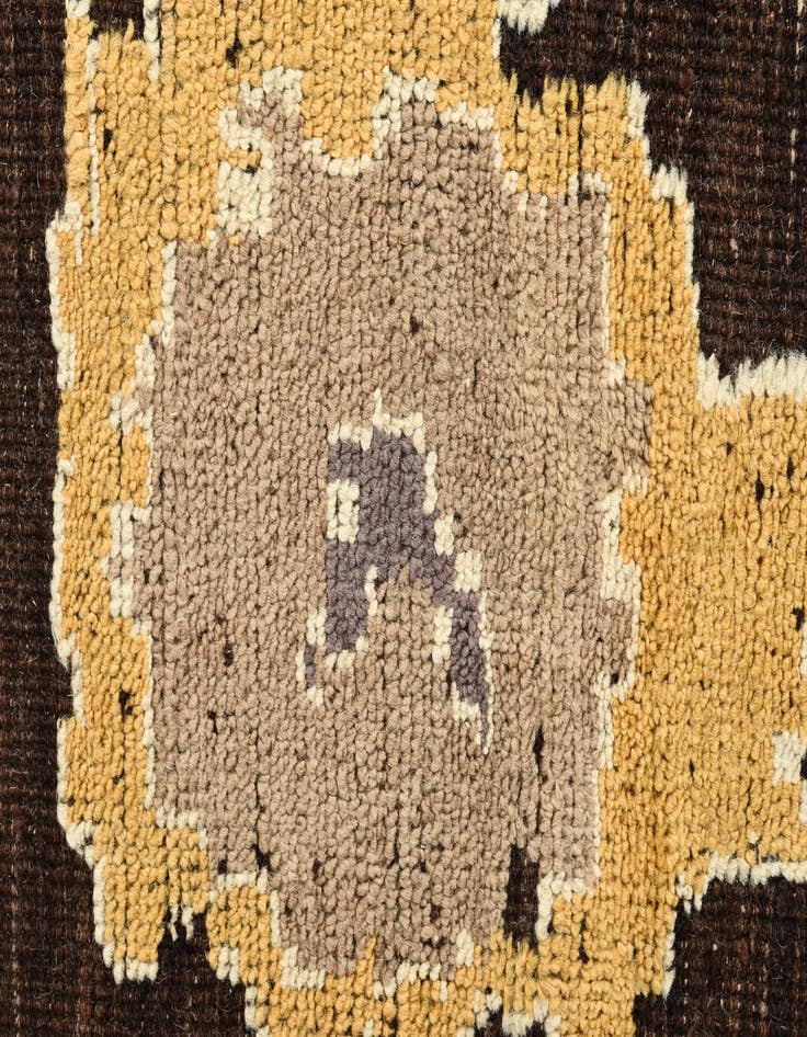 Detail image of  9' 3 x 12' 3  Hand Knotted Oushak Wool Rug