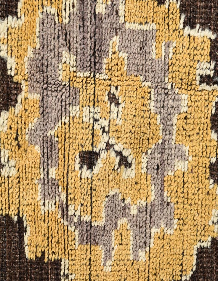 Detail image of  9' 3 x 12' 3  Hand Knotted Oushak Wool Rug