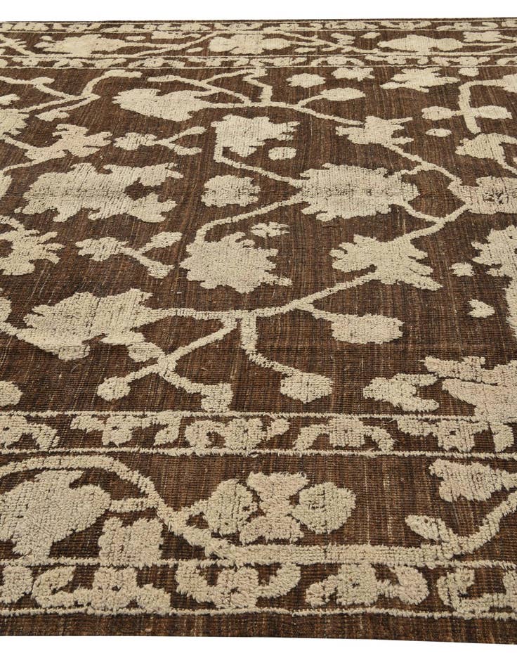 Detail image of  9' 2 x 12' 1  Hand Knotted Oushak Wool Rug
