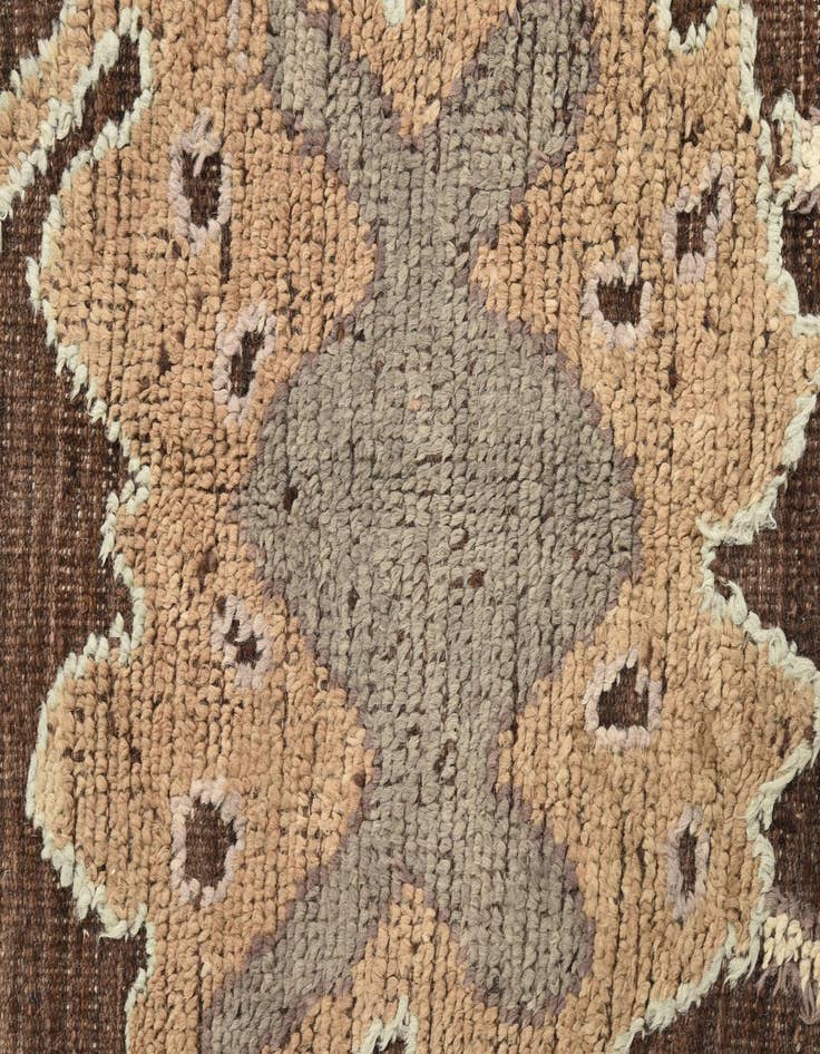 Detail image of  9' 2 x 13'  Hand Knotted Oushak Wool Rug